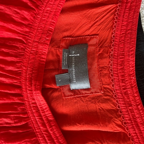 Anthropologie Red Maxi Dress Size Large - Picture 5 of 5